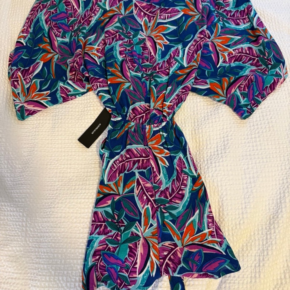 Lulu's Vibrant Tropical romper